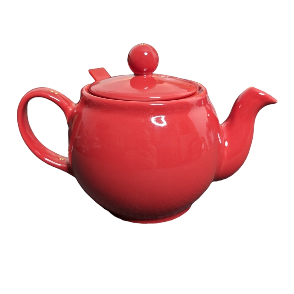 The Republic of Tea Scarlett Cha I'tsford Teapot with Lid and Infuser New In Box - Picture 3 of 15